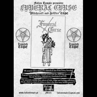 FUNERAL CURSE Witchcraft and Hellfire RED TAPE [MC]